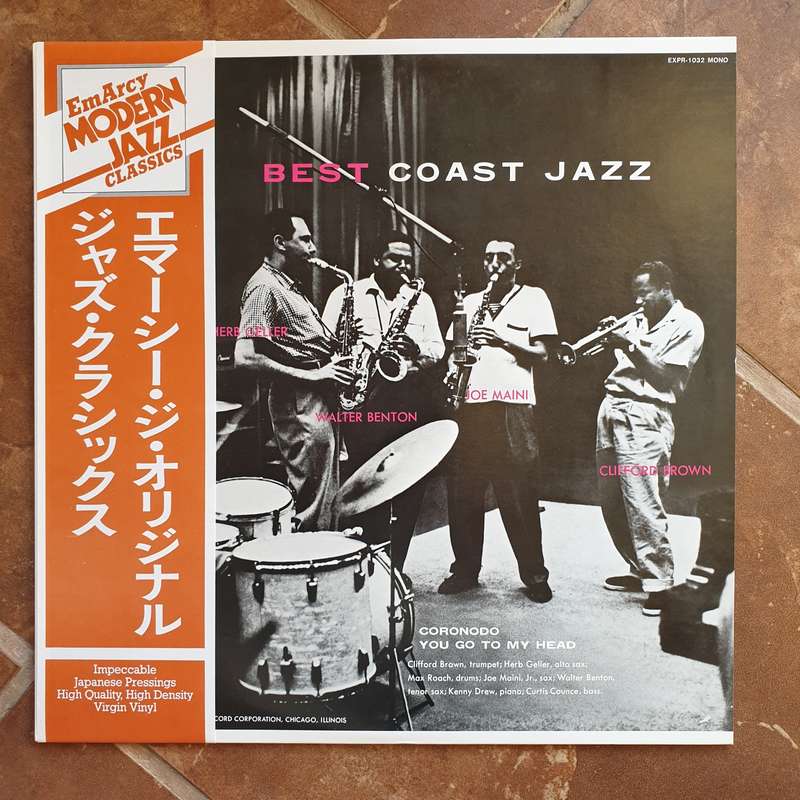 Best Coast Jazz - Max Roach, Herb Geller, Walter Benton, Joe Maini, Clifford Brown  (Japan Pressi...