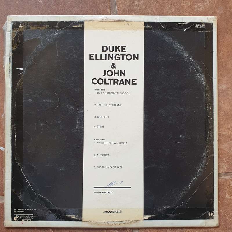 Duke Ellington & John Coltrane - Vinyl LP Record - Very-Good- Quality (VG-)