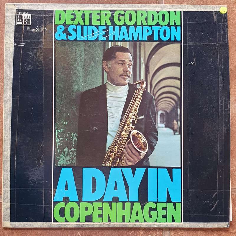 Dexter Gordon & Slide Hampton  A Day In Copenhagen - Vinyl LP Record - Very-Good+ Quality (...