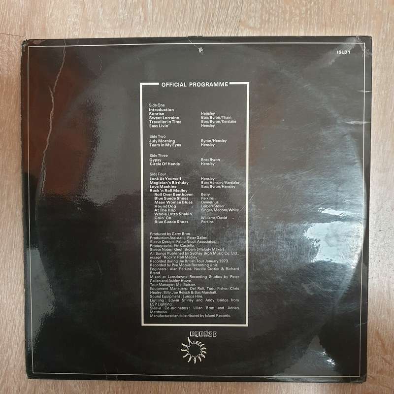 Uriah Heep  Uriah Heep Live - Vinyl LP Record - Good+ Quality (G+)