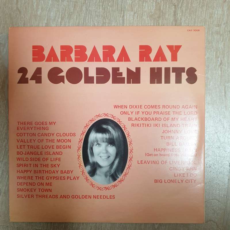 Barbara Ray - 24 Golden Hits  - Vinyl LP Record - Very-Good+ Quality (VG+)
