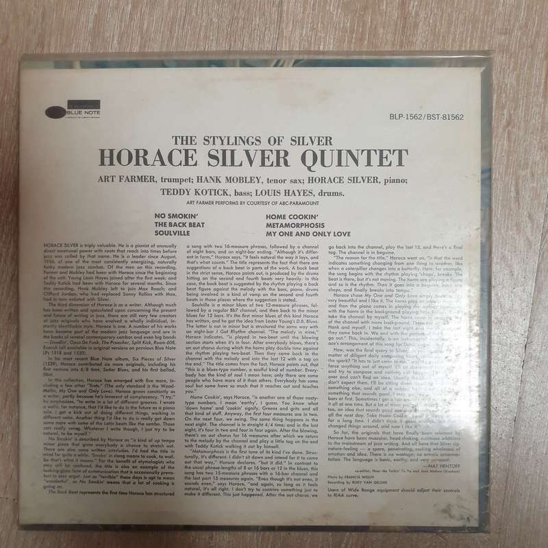The Horace Silver Quintet  The Stylings Of Silver - Vinyl LP Record - Very-Good+ Quality (VG+)