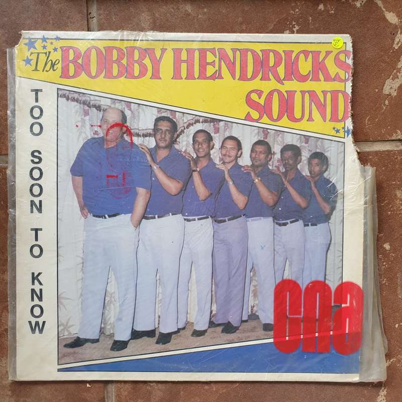 The Bobby Hendricks Sound  Too Soon To Know  Vinyl LP Record - Very-Good- Quality (VG-)