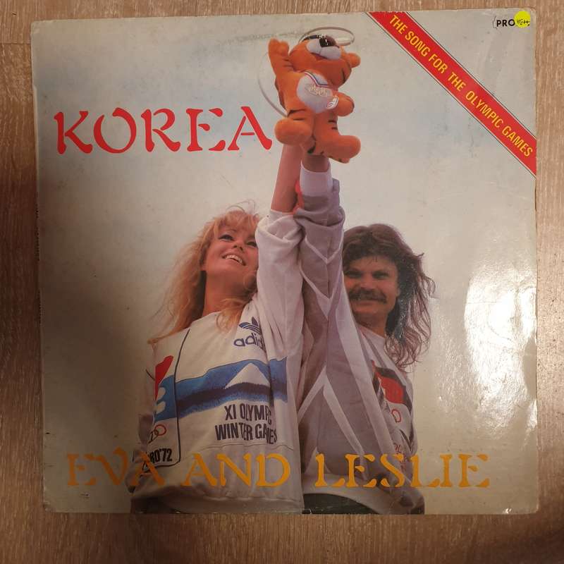 Korea - The Song for the Olympic Games - Eva and Leslie (Hungary)  Vinyl LP Record - Very-G...