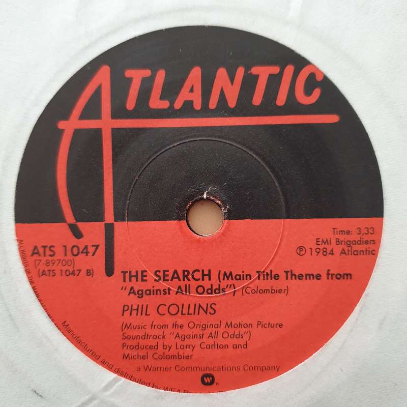 Phil Collins  Against All Odds (Take A Look At Me Now) - Vinyl 7" Record - Very-Good+ Quality ...