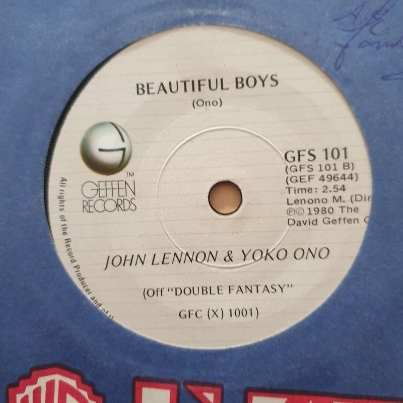 John Lennon & Yoko Ono  Woman / Beautiful Boys - Vinyl 7" Record - Very-Good+ Quality (VG+)