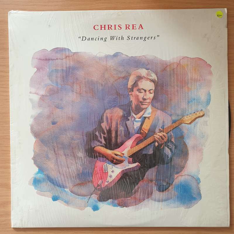 Chris Rea  Dancing With Strangers - Vinyl LP Record - Very-Good+ Quality (VG+) (verygoodplus)