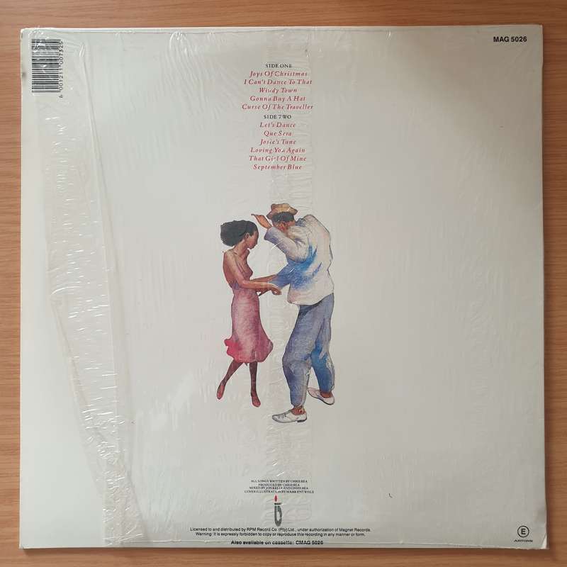 Chris Rea  Dancing With Strangers - Vinyl LP Record - Very-Good+ Quality (VG+) (verygoodplus)