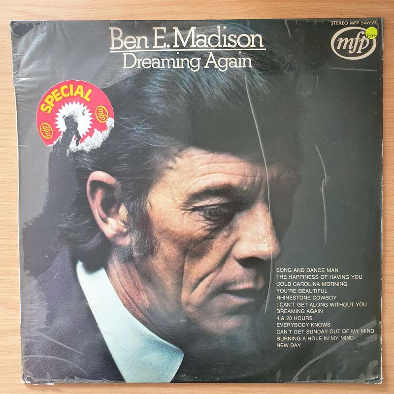 Ben E. Madison - Dreaming Again - Vinyl LP Record - Very-Good+ Quality (VG+) (verygoodplus)