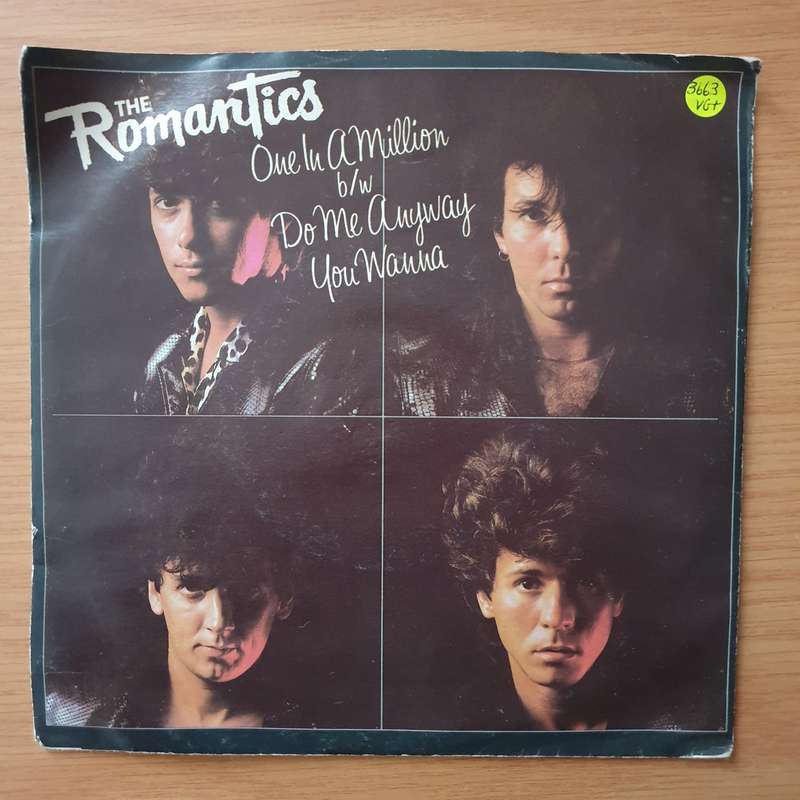 The Romantics  One In A Million - Vinyl 7" Record - Very-Good+ Quality (VG+)