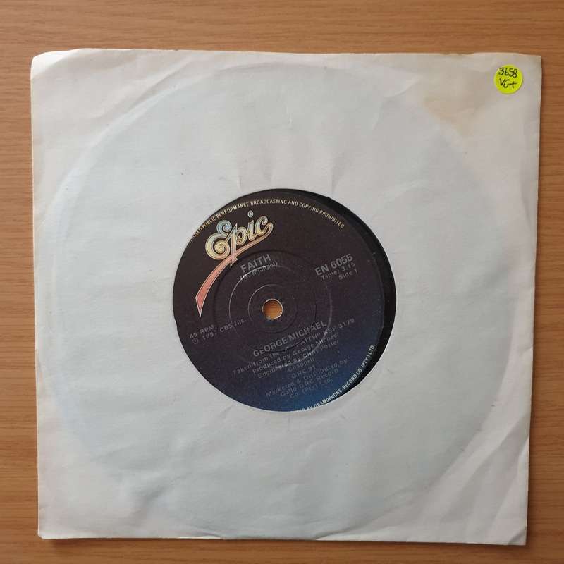 George Michael  Faith - Vinyl 7" Record - Very-Good+ Quality (VG+)