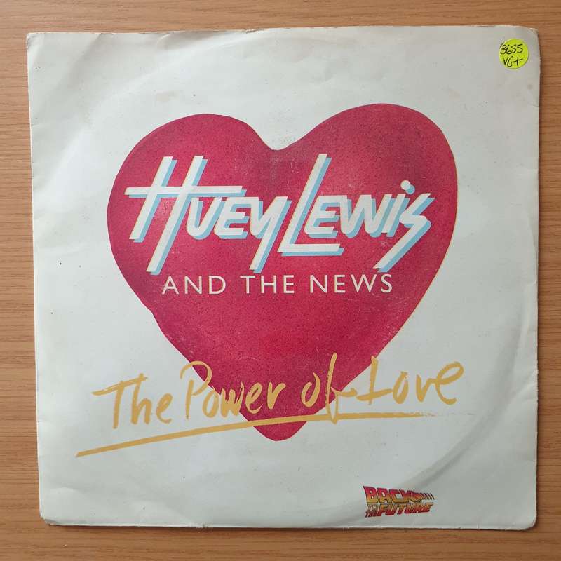 Huey Lewis & The News  The Power Of Love / Bad Is Bad - Vinyl 7" Record - Very-Good+ Quality (...
