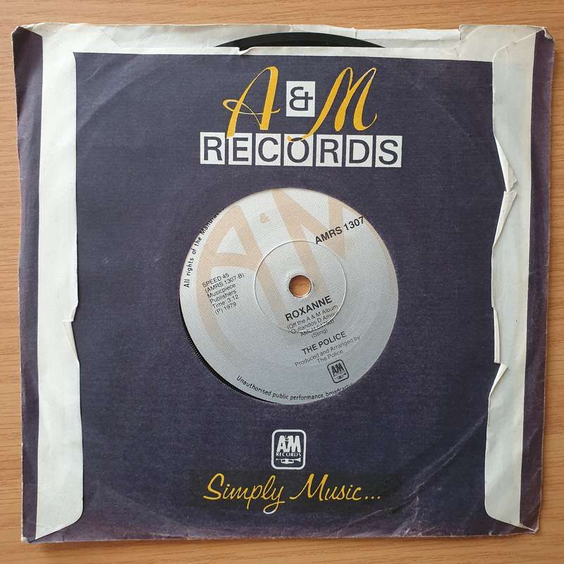 The Police  Walking On The Moon - Vinyl 7" Record - Very-Good+ Quality (VG+)