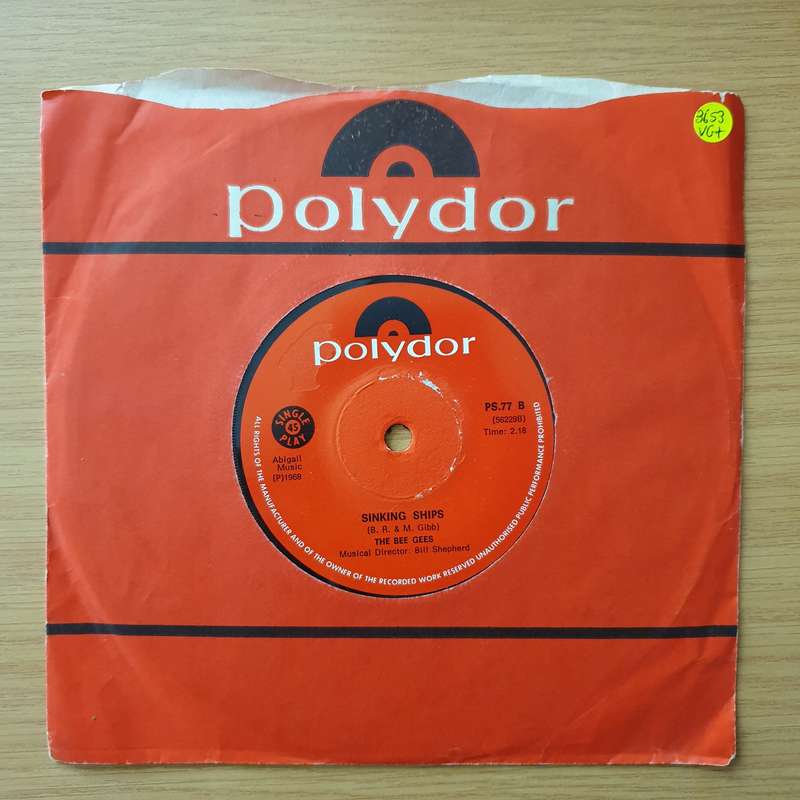 Bee Gees  Words - Vinyl 7" Record - Very-Good+ Quality (VG+) (verygoodplus)
