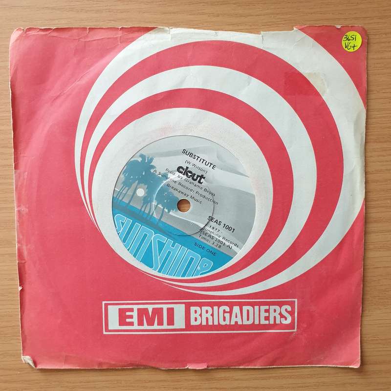 Clout  Substitute - Vinyl 7" Record - Very-Good+ Quality (VG+)