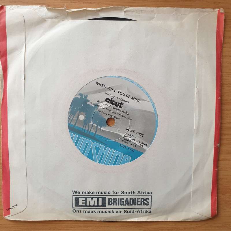 Clout  Substitute - Vinyl 7" Record - Very-Good+ Quality (VG+)