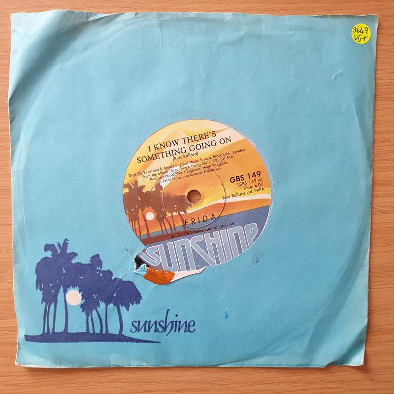 Frida  I Know There's Something Going On - Vinyl 7" Record - Very-Good+ Quality (VG+)