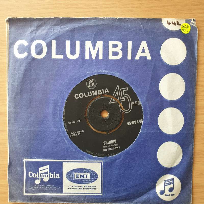 The Shadows  Shindig - Vinyl 7" Record - Opened  - Very-Good Quality (VG) (vergood)
