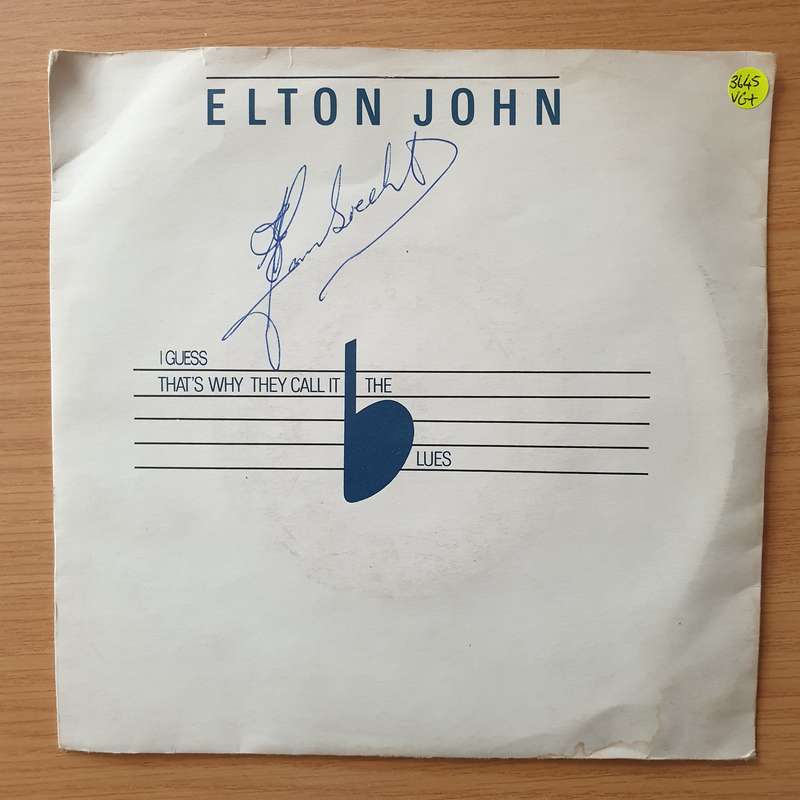 Elton John  I Guess That's Why They Call It The Blues - Vinyl 7" Record - Very-Good+ Quality (...