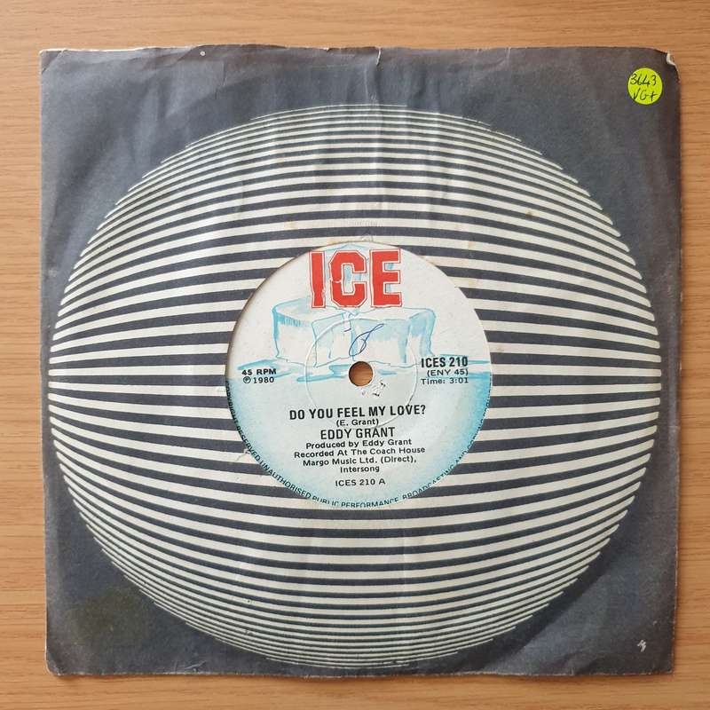 Eddy Grant  Do You Feel My Love / Symphony For Michael Opus 2 - Vinyl 7" Record - Very-Good+ Q...