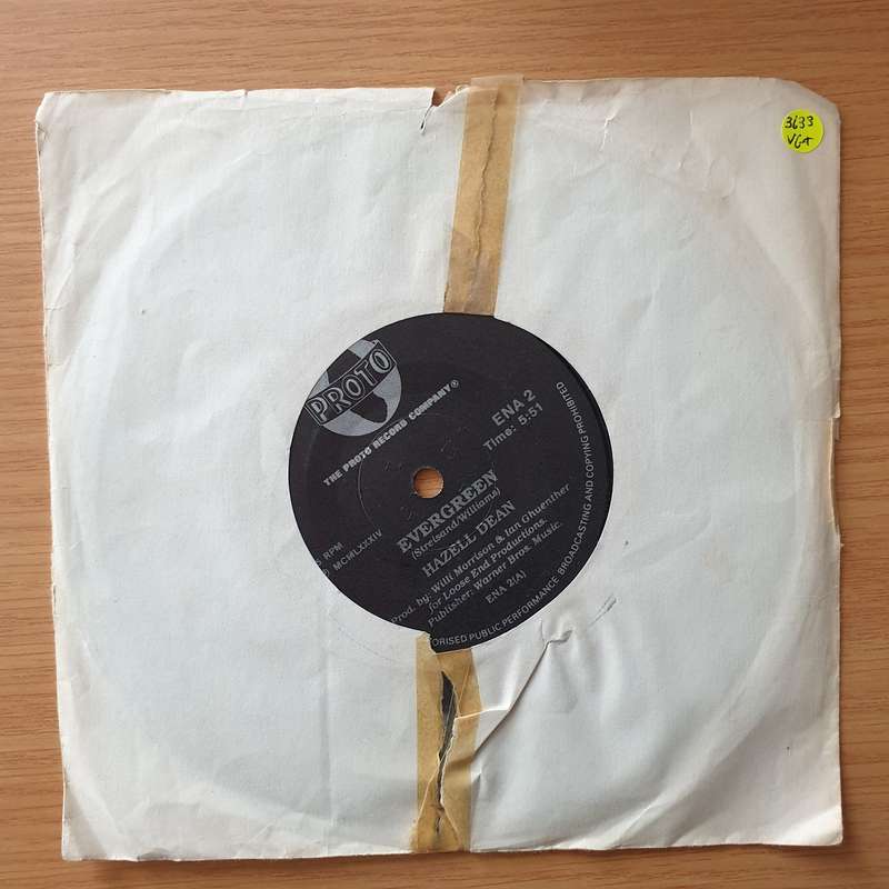 Hazell Dean  Evergreen / Jealous Love - Vinyl 7" Record - Very-Good+ Quality (VG+) (verygoodplus)