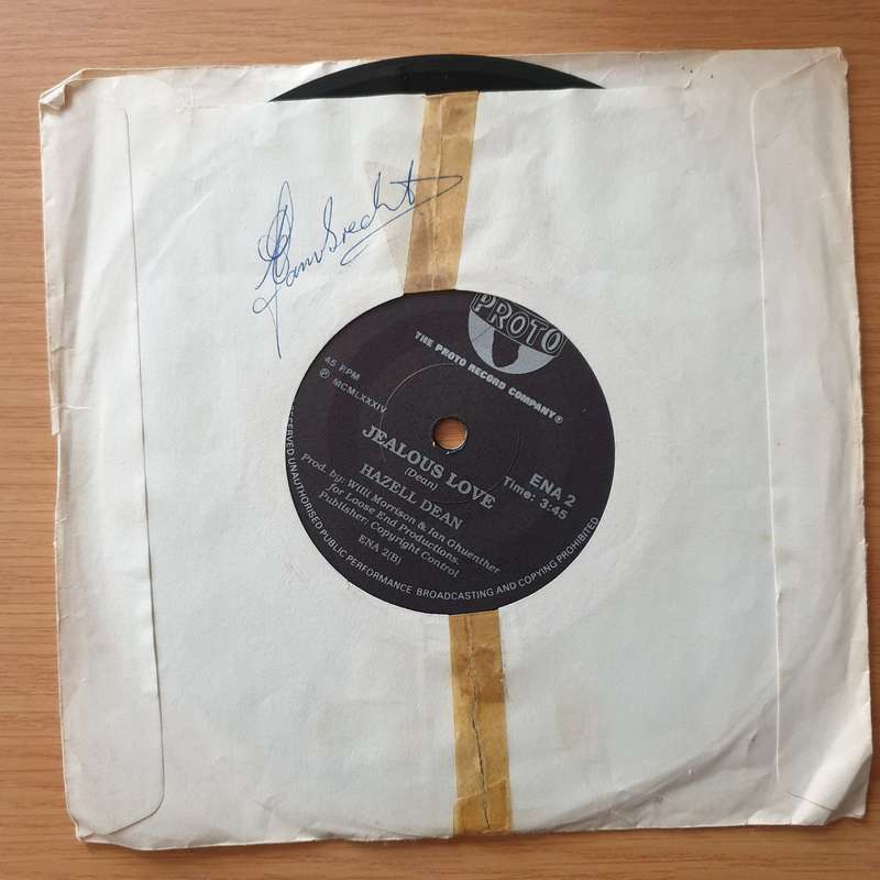Hazell Dean  Evergreen / Jealous Love - Vinyl 7" Record - Very-Good+ Quality (VG+) (verygoodplus)