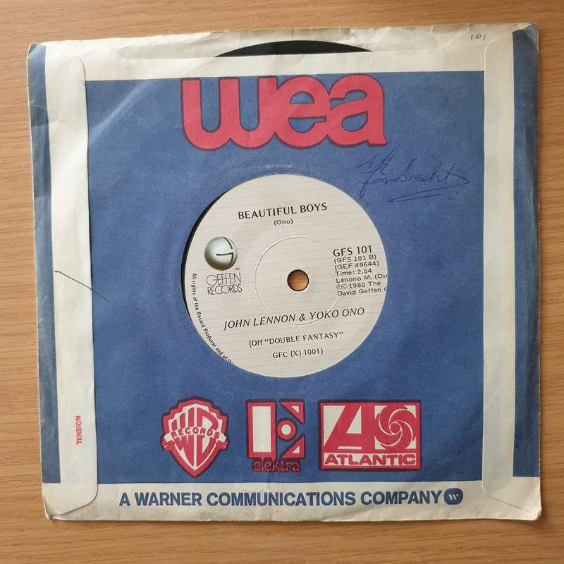 John Lennon & Yoko Ono  Woman / Beautiful Boys - Vinyl 7" Record - Very-Good+ Quality (VG+)