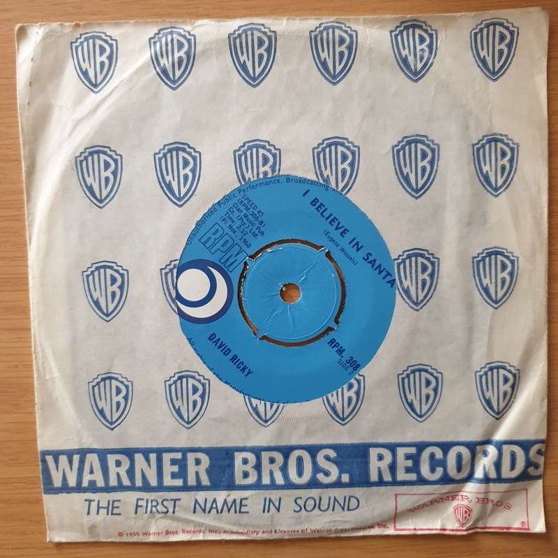 David Ricky  Kersfees Pennie - Vinyl 7" Record - Very-Good Quality (VG)