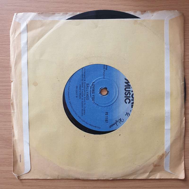 Ballyhoo  Man On The Moon - Vinyl 7" Record - Very-Good+ Quality (VG+)