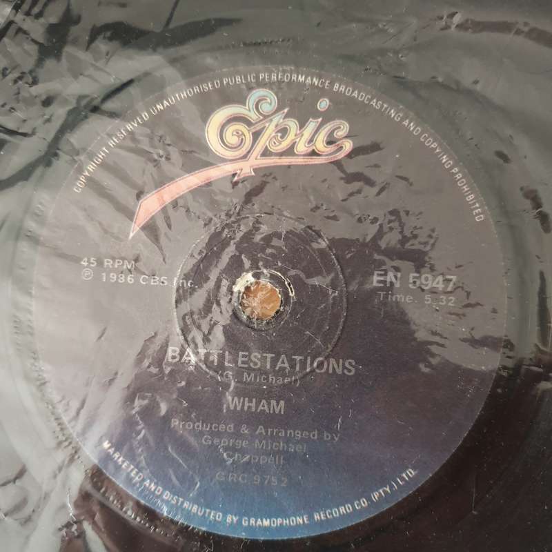 Wham!  The Edge Of Heaven - Vinyl 7" Record - Very-Good Quality (VG)