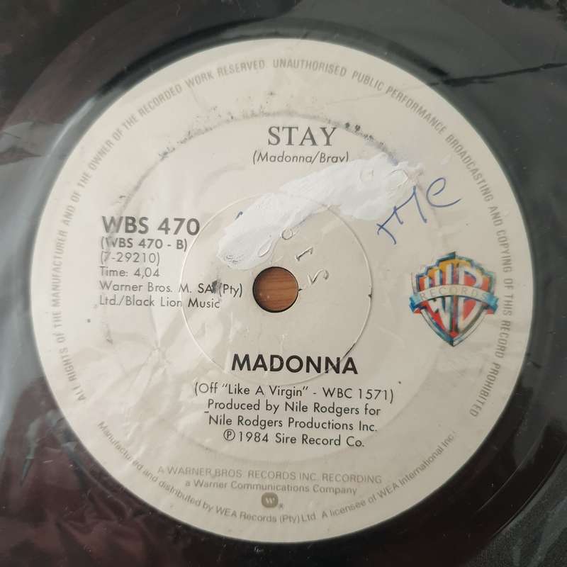 Madonna  Like A Virgin - Vinyl 7" Record - Very-Good Quality (VG)