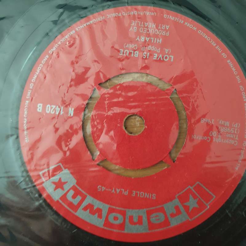 Hilary  Sunglasses - Vinyl 7" Record - Opened  - Very-Good- Quality (VG-) (verygoodminus)