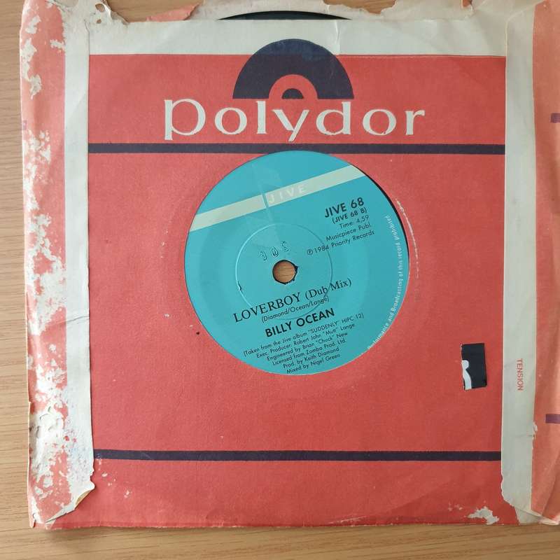 Billy Ocean  Loverboy - Vinyl 7" Record - Very-Good+ Quality (VG+)