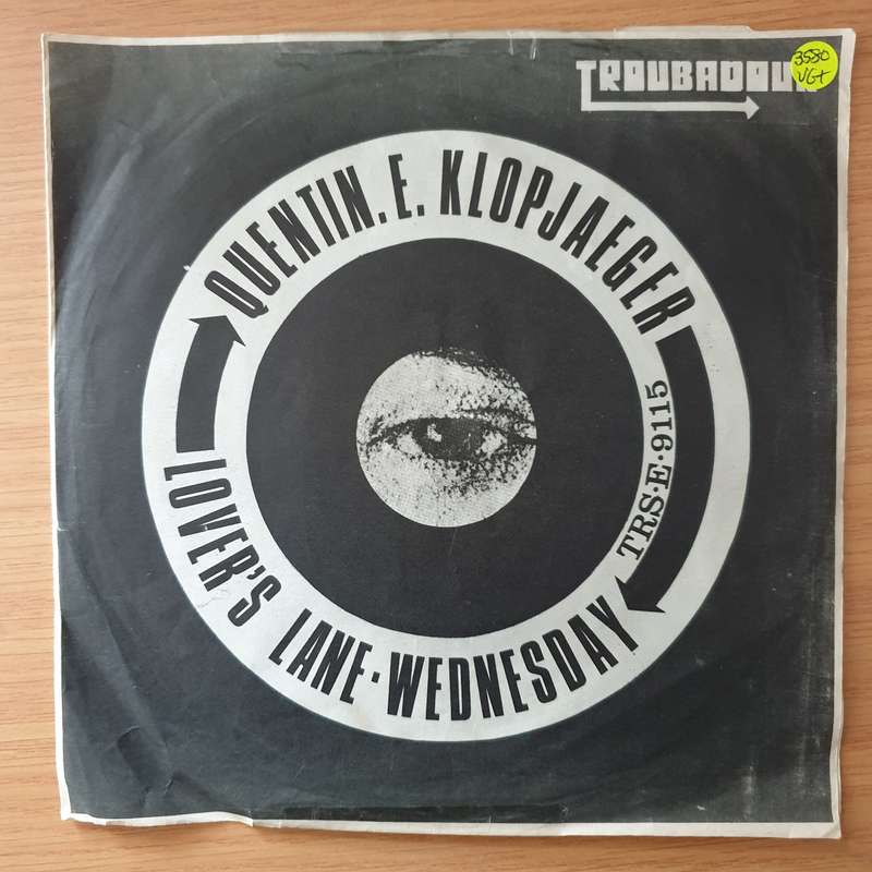 Quentin E. Klopjaeger  Lovers Lane - Wednesday / On The Way Up- Vinyl 7" Record - Very-Good+ Q...