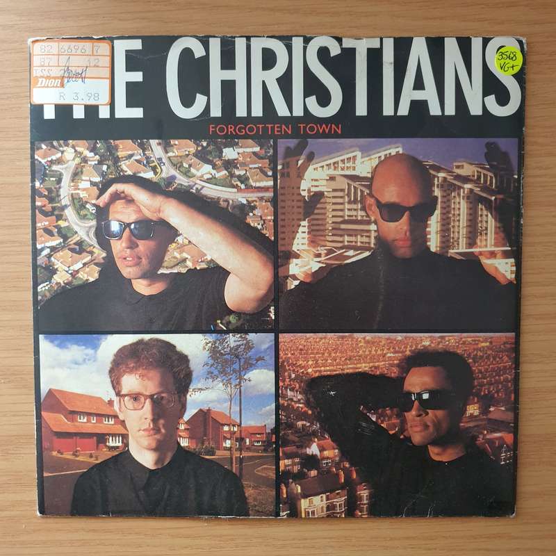 The Christians  Forgotten Town - Vinyl 7" Record - Very-Good+ Quality (VG+)