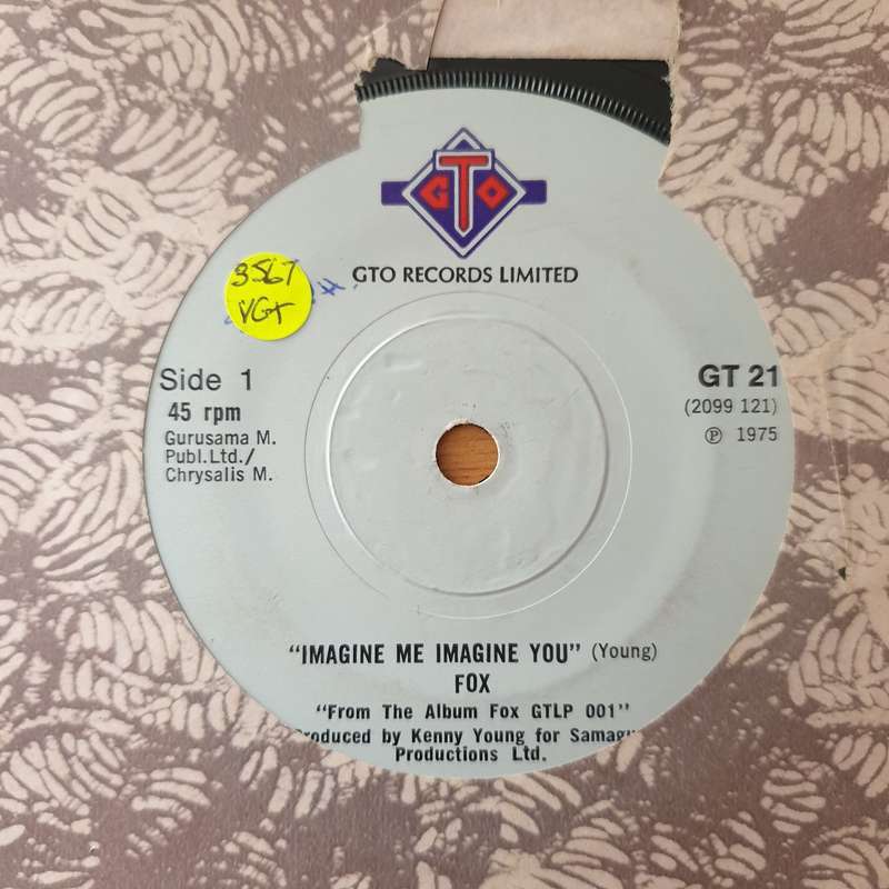 Fox  Imagine Me Imagine You - Vinyl 7" Record - Very-Good+ Quality (VG+)