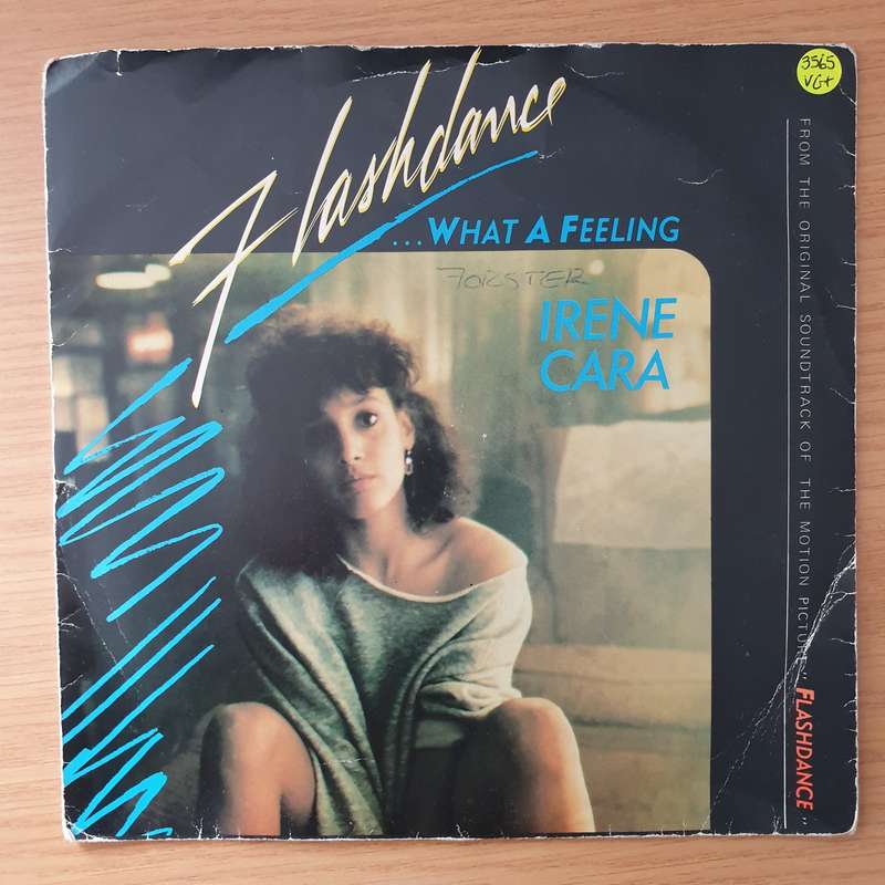 Irene Cara  Flashdance ... What A Feeling - Vinyl 7" Record - Very-Good+ Quality (VG+) (verygo...