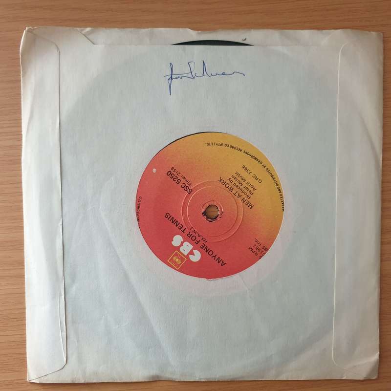 Men At Work  Who Can It Be Now - Vinyl 7" Record - Very-Good+ Quality (VG+) (verygoodplus)