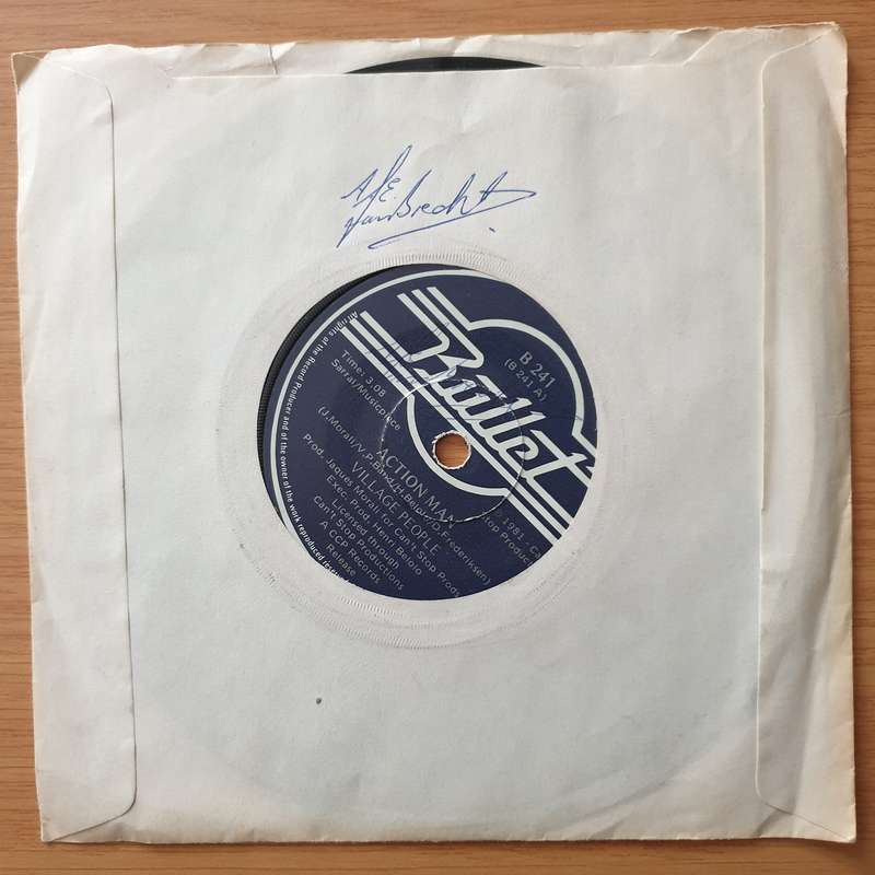Village People  Action Man - Vinyl 7" Record - Very-Good+ Quality (VG+) (verygoodplus)