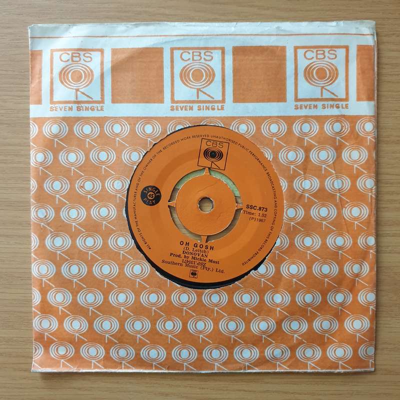 Donovan  Wear Your Love Like Heaven - Vinyl 7" Record - Very-Good+ Quality (VG+) (verygoodplus)
