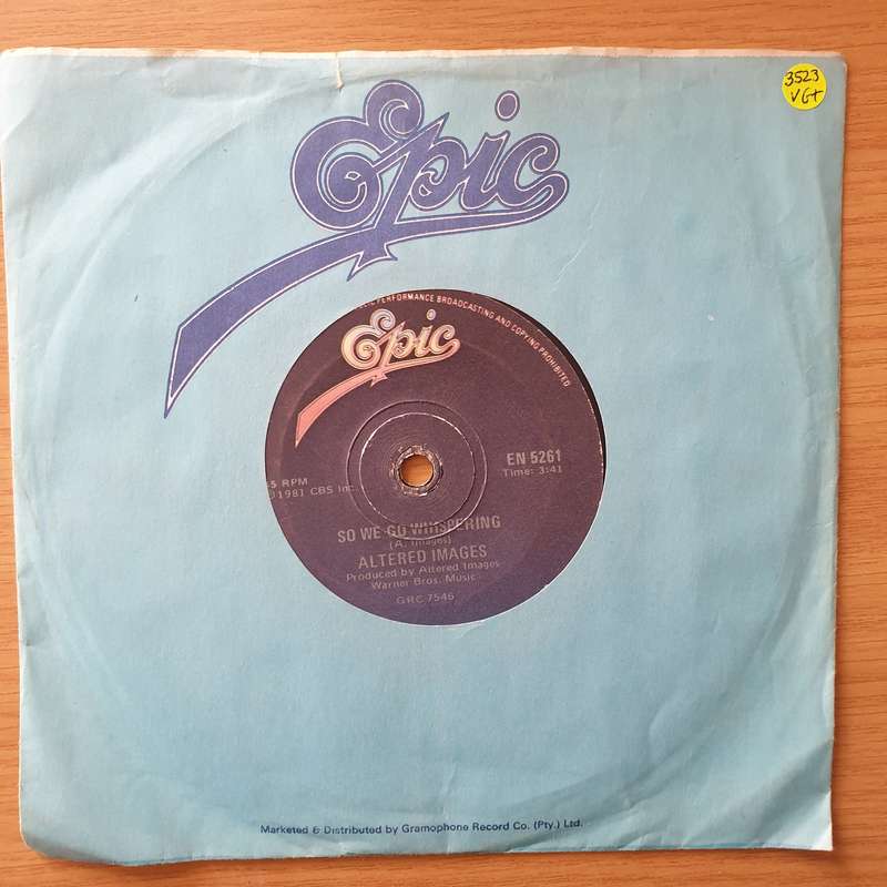 Altered Images  Happy Birthday - Vinyl 7" Record - Very-Good+ Quality (VG+) (verygoodplus)