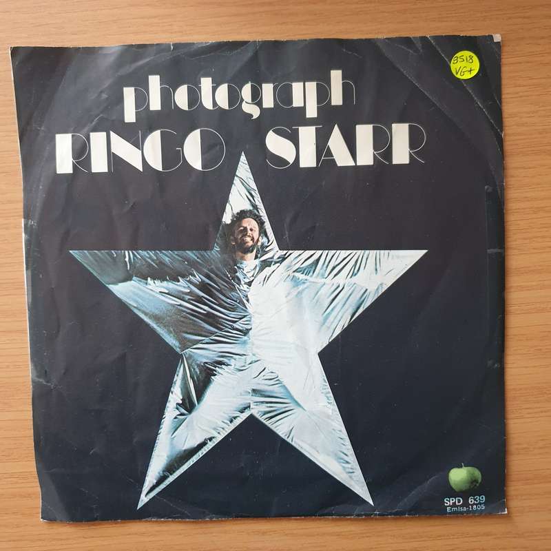 Ringo Starr  Photograph - Vinyl 7" Record - Very-Good+ Quality (VG+) (verygoodplus)