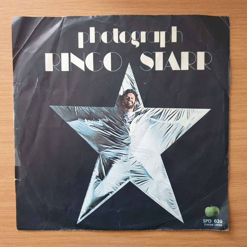 Ringo Starr  Photograph - Vinyl 7" Record - Very-Good+ Quality (VG+) (verygoodplus)