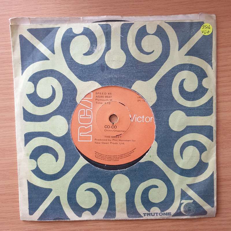 The Sweet  Co-Co - Vinyl 7" Record (VG+)