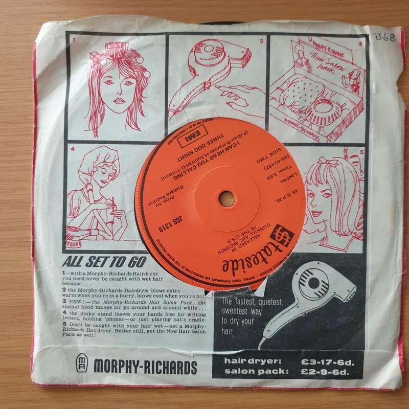 Three Dog Night  Joy To The World / I Can Hear You Calling - Vinyl 7" Record - Very-Good+ Qual...