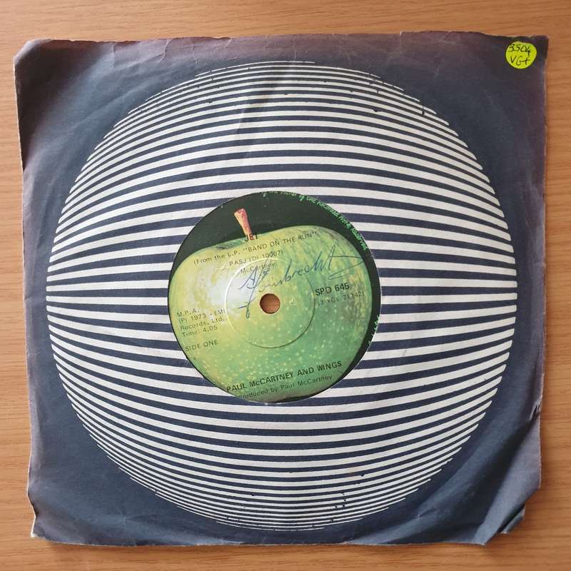 Paul McCartney & Wings*  Jet - Vinyl 7" Record - Very-Good+ Quality (VG+) (verygoodplus)