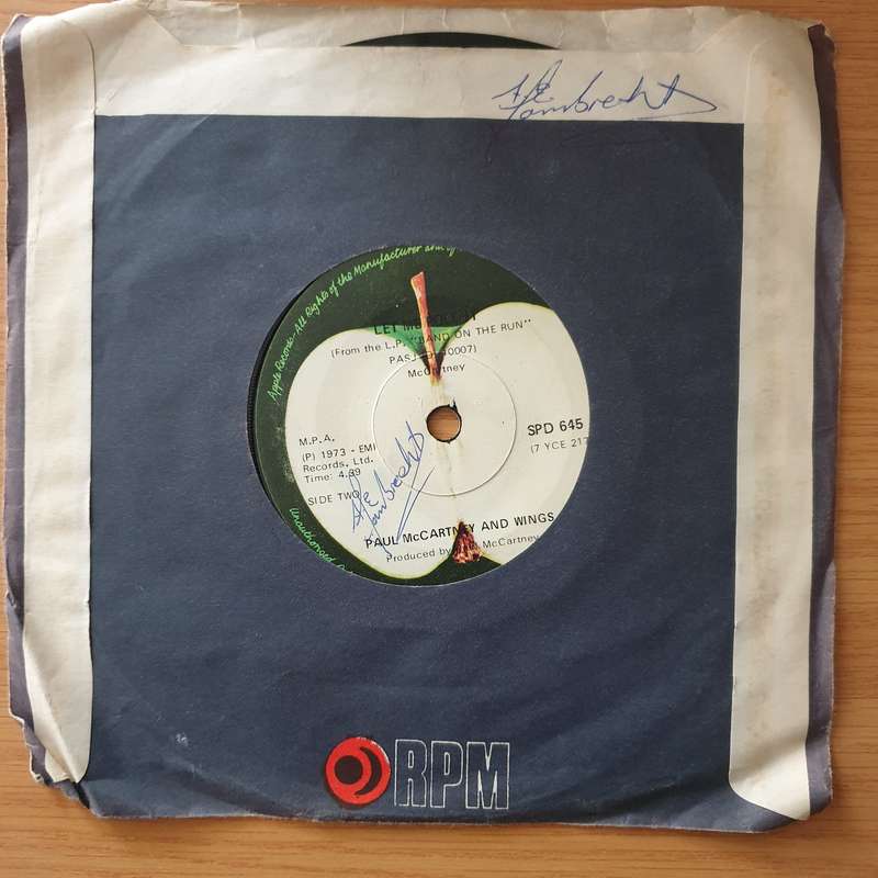 Paul McCartney & Wings*  Jet - Vinyl 7" Record - Very-Good+ Quality (VG+) (verygoodplus)