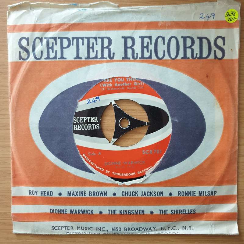 Dionne Warwick  Are You There (With Another Girl) / If I Ever Make You Cry - Vinyl 7" Recor...