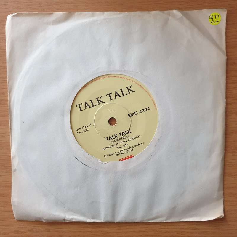 Talk Talk  Talk Talk - Vinyl 7" Record - Very-Good+ Quality (VG+) (verygoodplus)