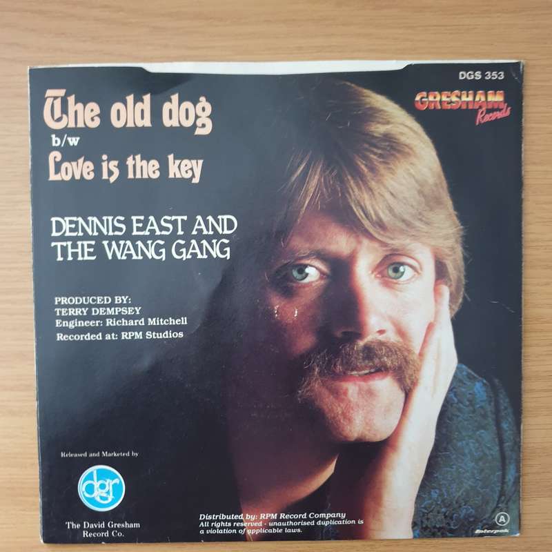 Dennis East and the Wang Gang - Love is the Key - Vinyl 7" Record - Very-Good+ Quality (VG+) (ver...